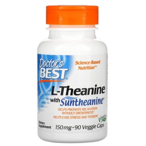 Doctor's Best L-Theanine with Suntheanine, 150mg - 90 Vcapsule